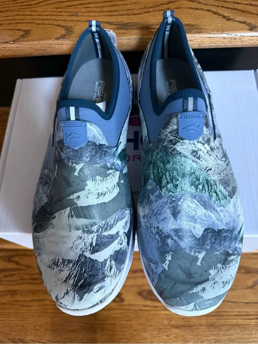 Dryshod Fishooz  Slip-On Water-proof Shoes in Blue/Gray